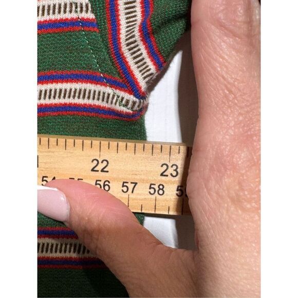 NWOT YMC Triple Stripe Short Sleeve Green & Red T-Shirt Tee Men's Medium - Picture 7 of 10